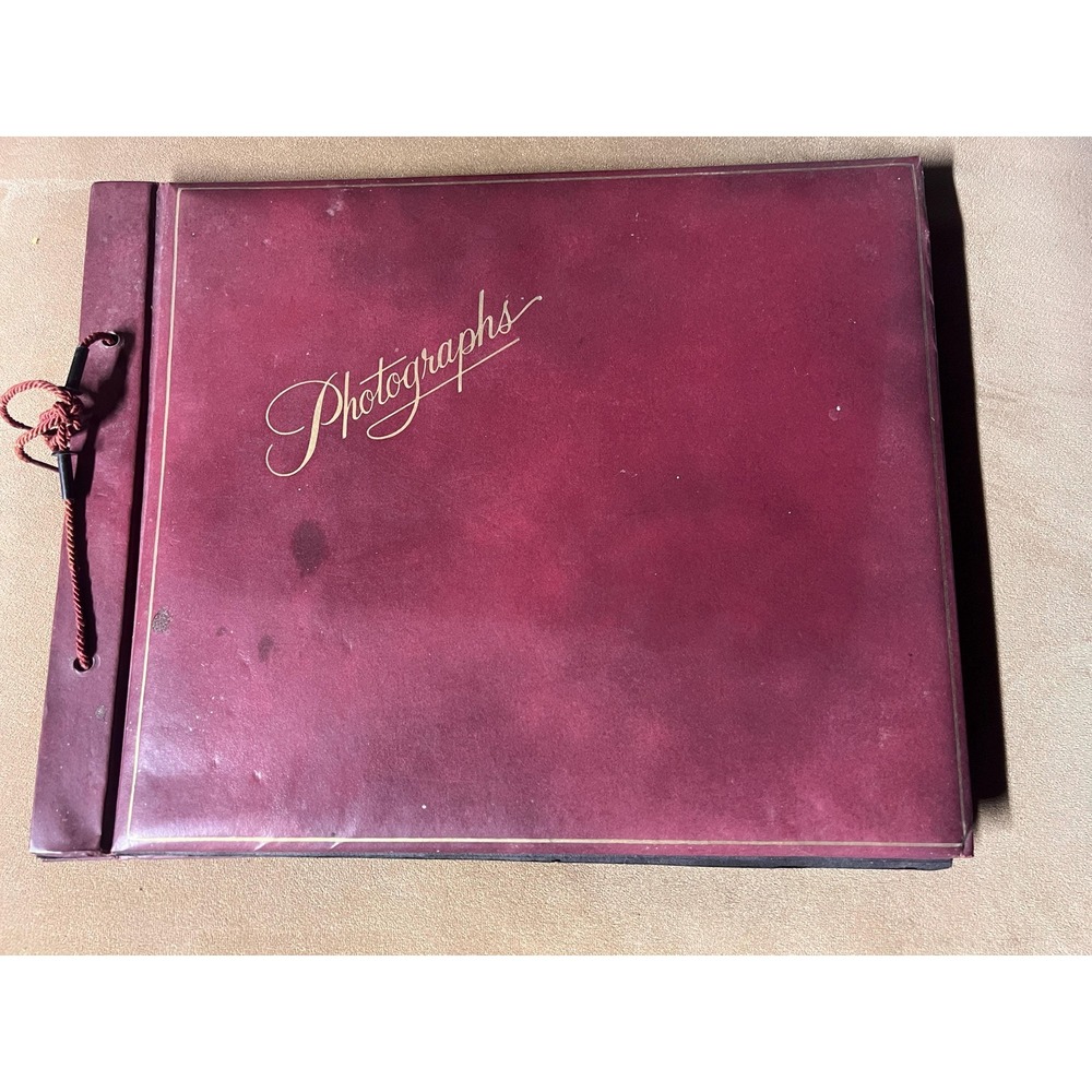 Vintage 1950's Scrapbook, filled with vintage car advertising,‎ unique!